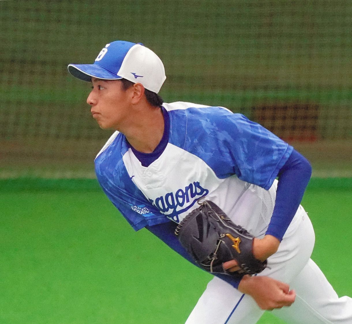 侍ジャパン ガチャ 缶バッジ 松山 晋也 選手 - 応援グッズ