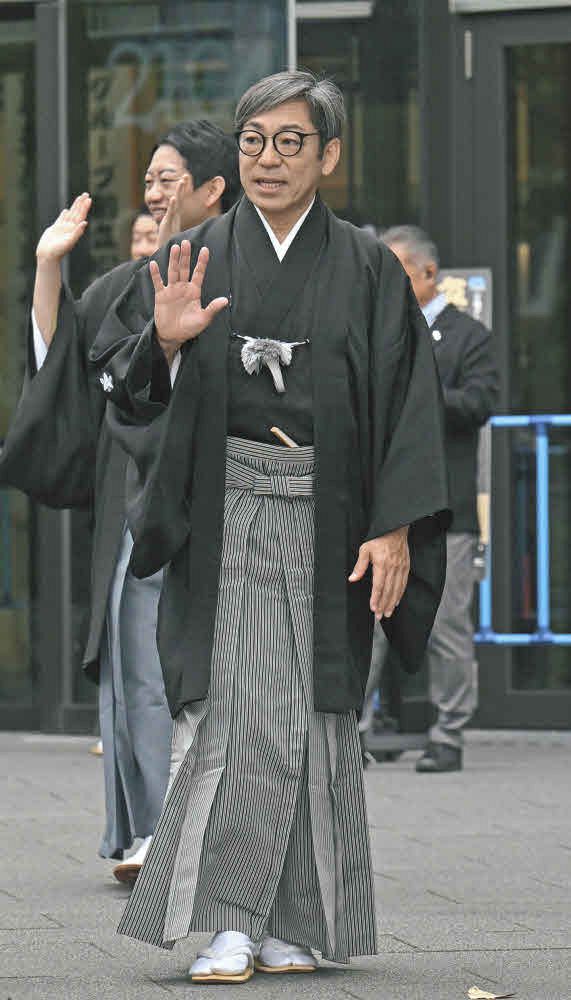 市川中車が立川立飛歌舞伎特別公演「開幕記念お披露目会」に息子の團子