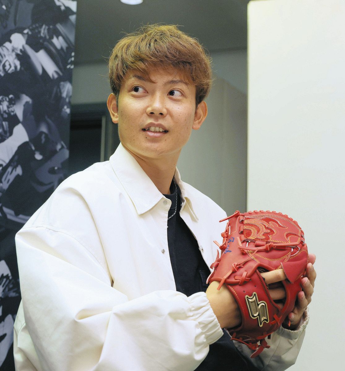 中日ドラゴンズ 岡田俊哉 実使用 グローブ ssk 支給品 中日ドラゴンズ 岡田俊哉 実使用 グローブ ssk 支給品 - メルカリ