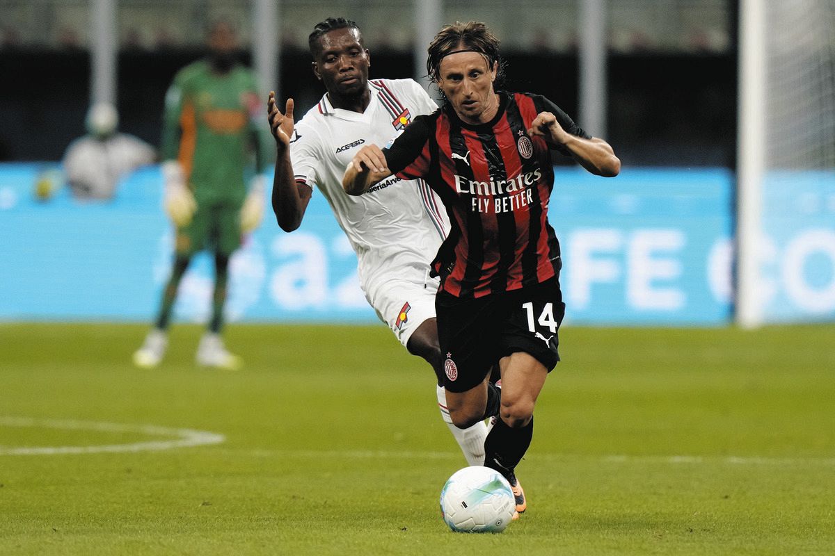 39歳11カ月・MFモドリッチ、セリエAデビュー戦でのプレーにネット賞賛