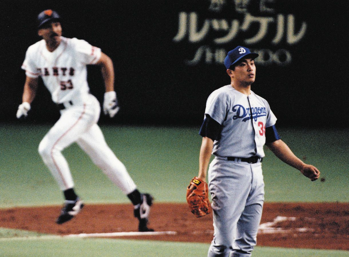 実録 竜戦士たちの10・8】（92）今中・山本昌の両輪で首位巨人に連敗
