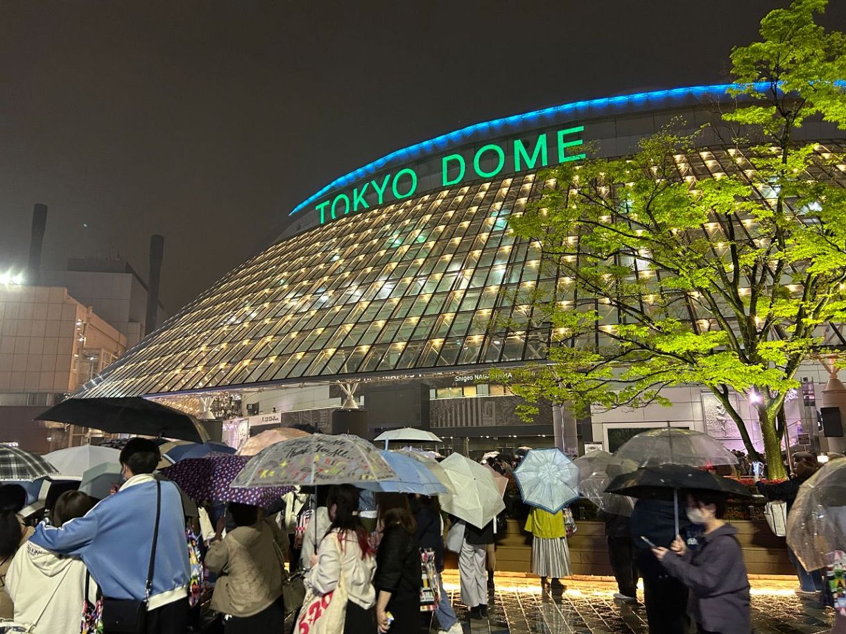 コンサートライブの聖地にもなっている東京ドーム。多くのアーティストがこのドームでの公演を目指している