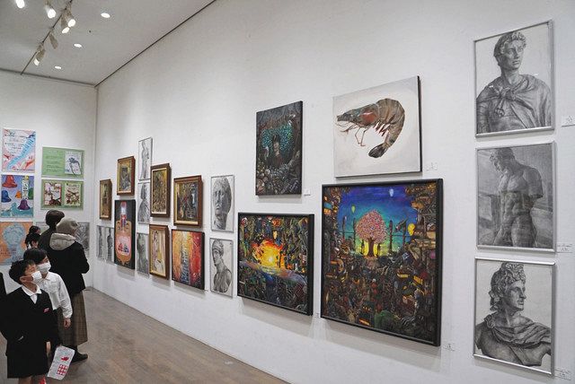 辰巳丘高生が個性豊か作品展 21美 260点並ぶ 北陸中日新聞web
