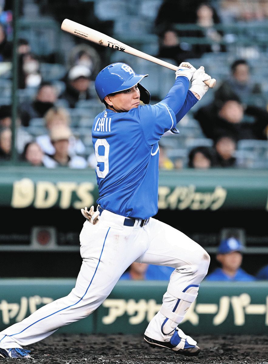 中日ドラフト4位の石伊雄太「ホッとしました」6打席目のオープン戦初