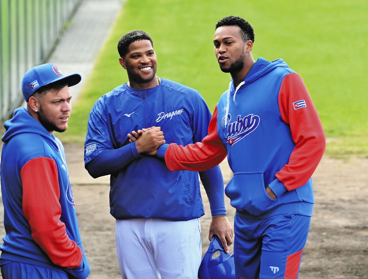 WBCキューバ代表、米大リーグ通算82本塁打のヨアン・モンカダらは3月3