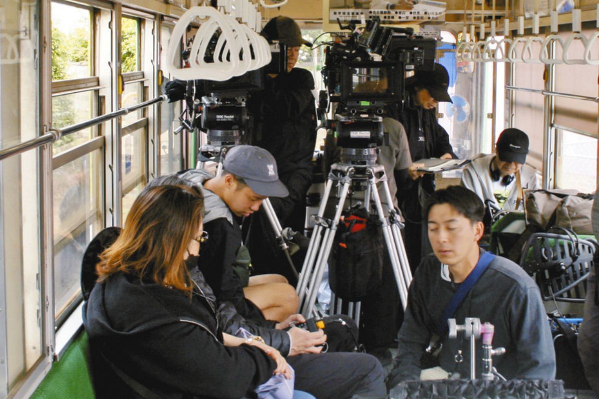 映画『1リットルの涙』が路面電車と共演