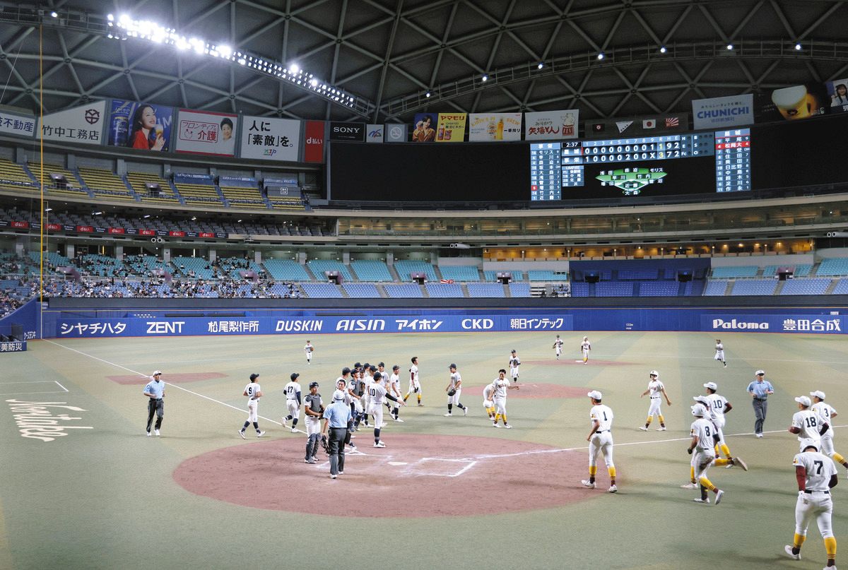 19年ぶりバンテリンドームナゴヤ開催の愛知大会準決勝に1万6000人 当初