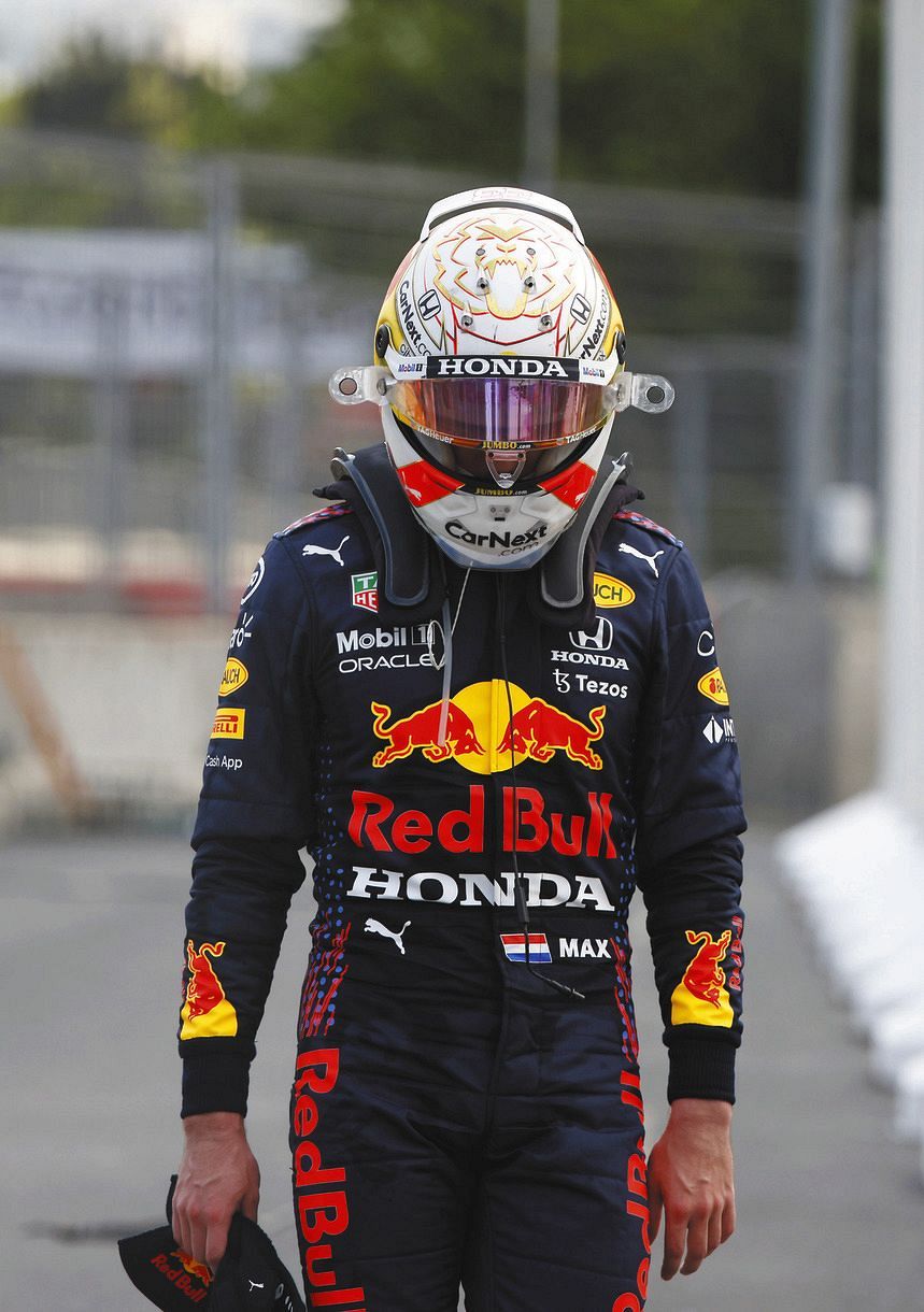 ホンダワンツーならず…フェルスタッペンがトップ快走中にクラッシュ