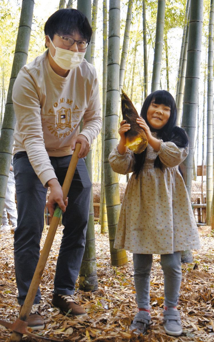 タケノコ掘りにみんな笑顔 知多で親子ら体験：中日新聞Web