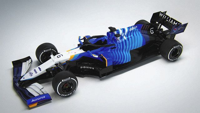 ウィリアムズ 今季型車「FW43B」カラーリング大変身 栄華誇った