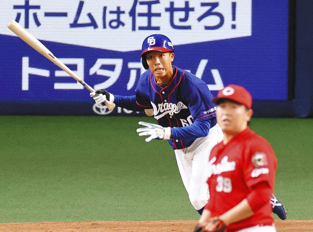 球心 若竜 岡林 スターの階段 ９回２死 安打でつなぐ 中日新聞web