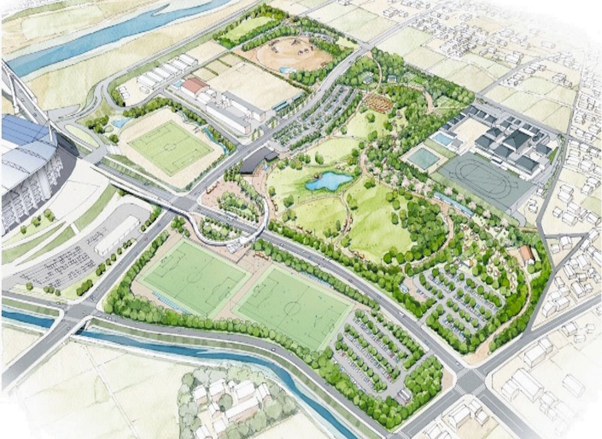 豊田「中央公園」第2期整備が本格始動 人工芝グラウンドやカフェ、2026年9月先行開業へ:中日新聞Web