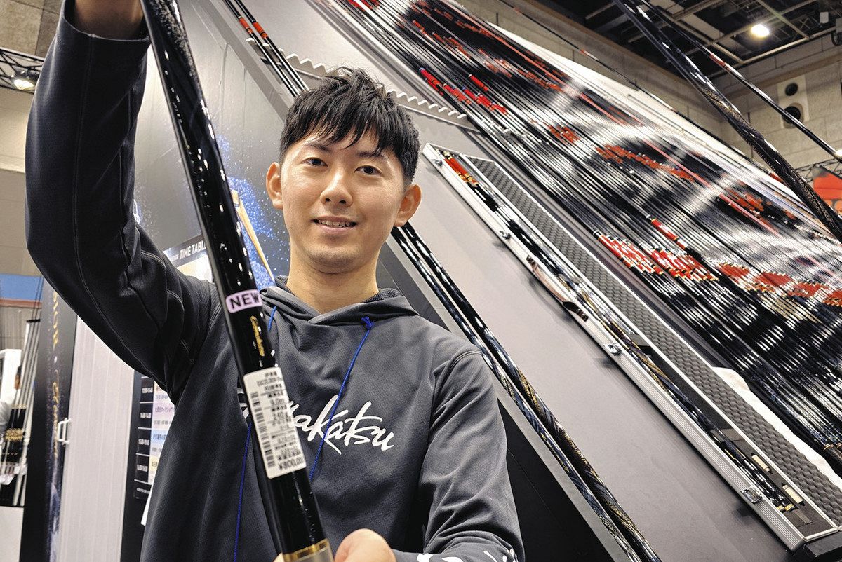 80万円のアユ竿登場！ フィッシングショーOSAKA：中日スポーツ