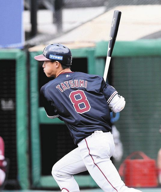 楽天 辰己 不振脱出タイムリー含む3打席連続安打 コンパクトに最大出力の打撃を 中日スポーツ 東京中日スポーツ