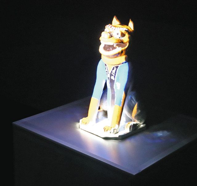 蔵出し !!【 古平戸 白磁 犬 】平戸焼 狛犬 人形 置物 古い 江戸 古玩 骨董 古道具