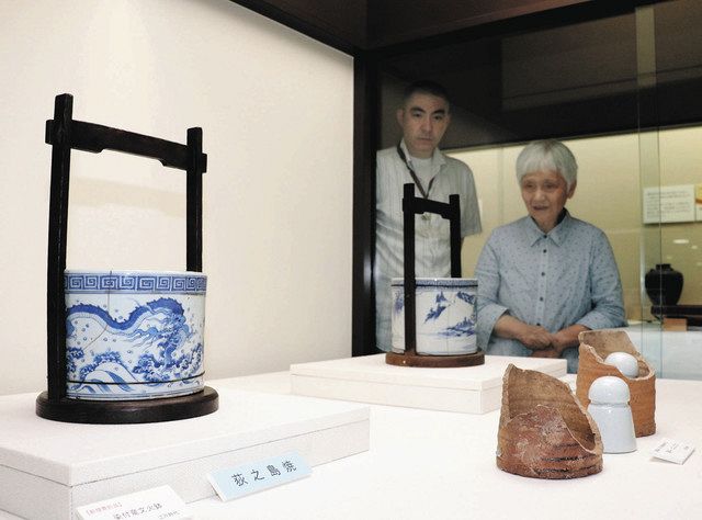 幕末から明治に製造の「荻之島焼」に焦点 瑞浪市陶磁資料館で展示：中