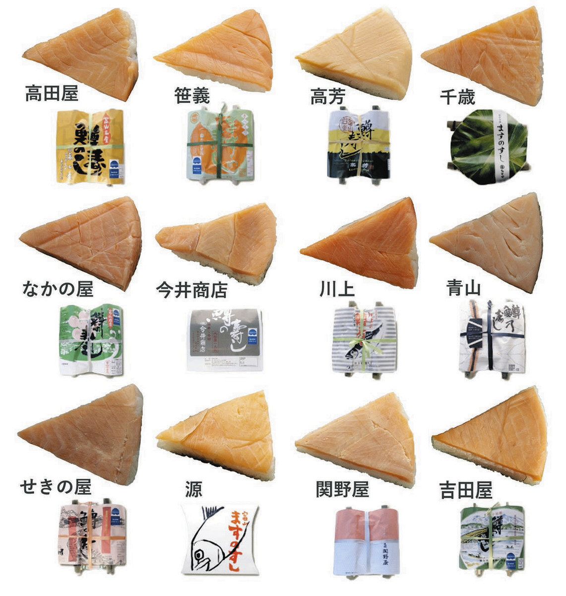 あす寿司の日 富山駅で催し 好評の「ます寿司食べ比べ」販売：北陸中日新聞Web