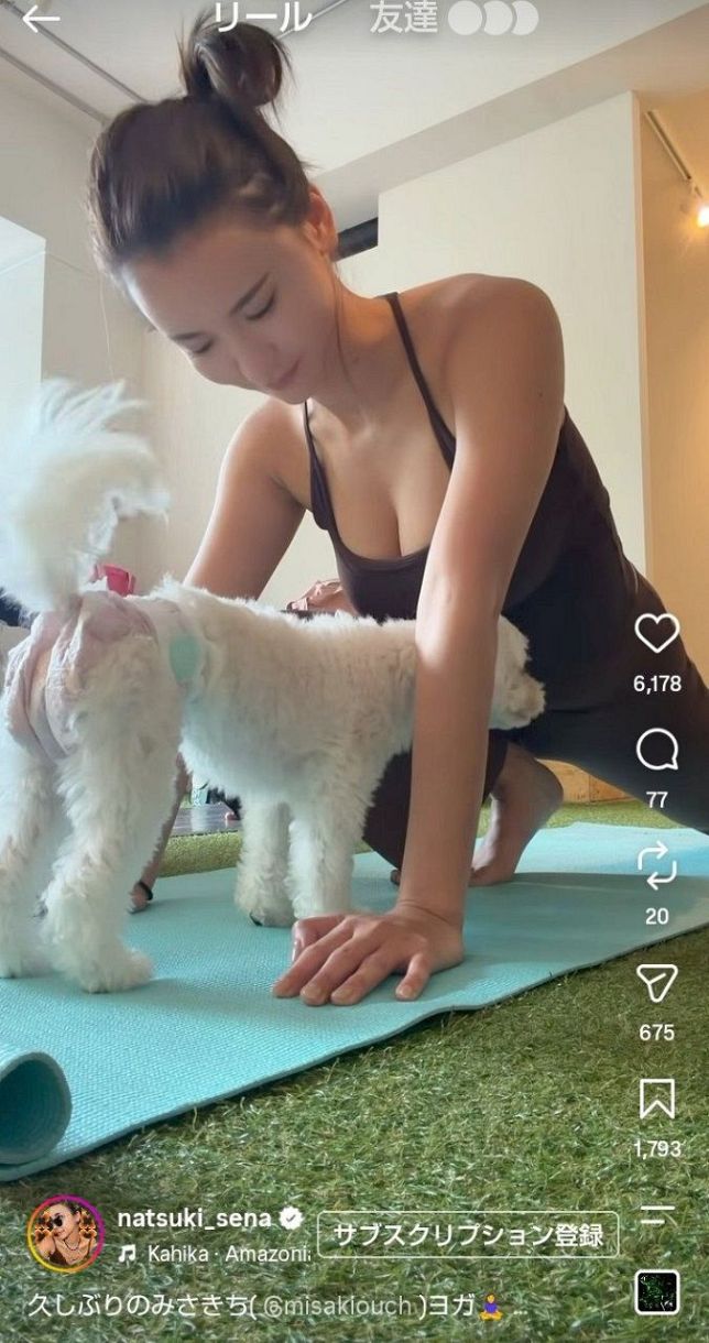 奈月セナのインスタグラムより