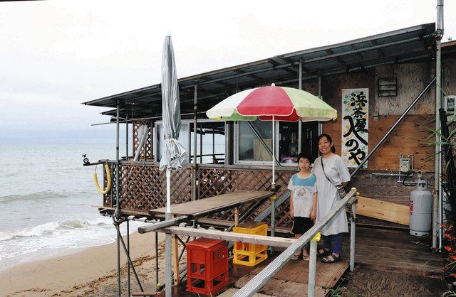 安全に泳げる海」 おかん守る 黒崎海水浴場 海開き：北陸中日新聞Web