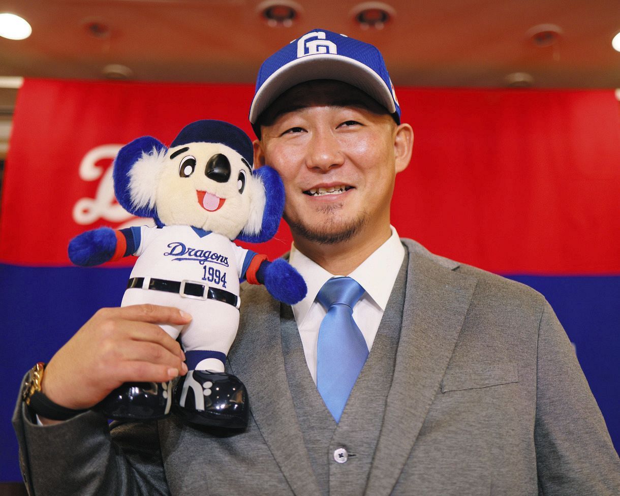 中日ドラゴンズ 中田翔 中日】中田翔、出場選手登録を抹消、22試合で打率1割6分9厘、2