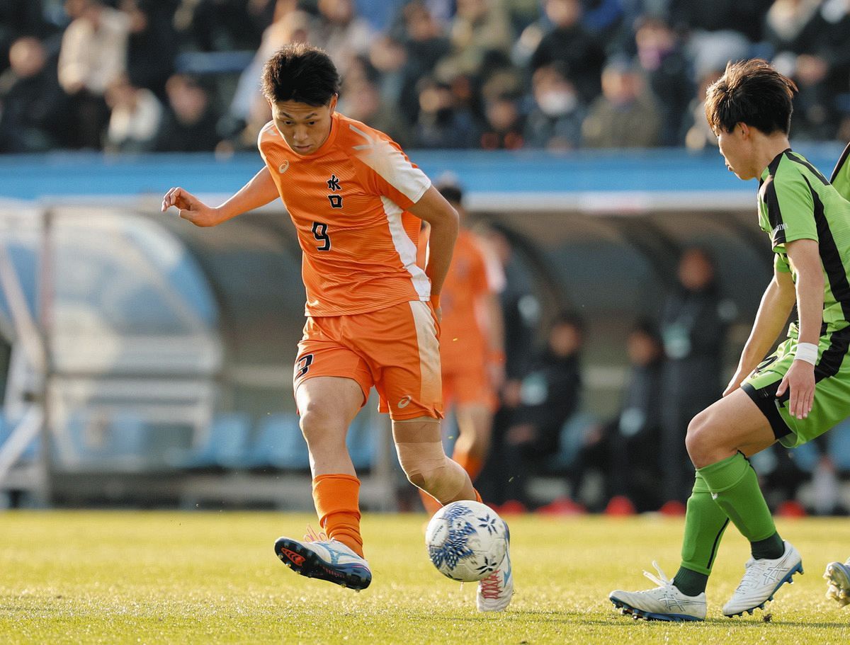 勝負どころでエースが絶妙アシスト 全国高校サッカー、水口が積極攻撃