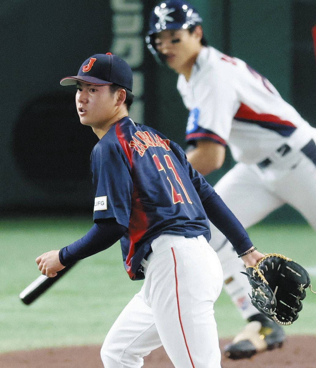 侍ジャパン】先発の中日・金丸夢斗が3イニング3失点で降板 3回に1死