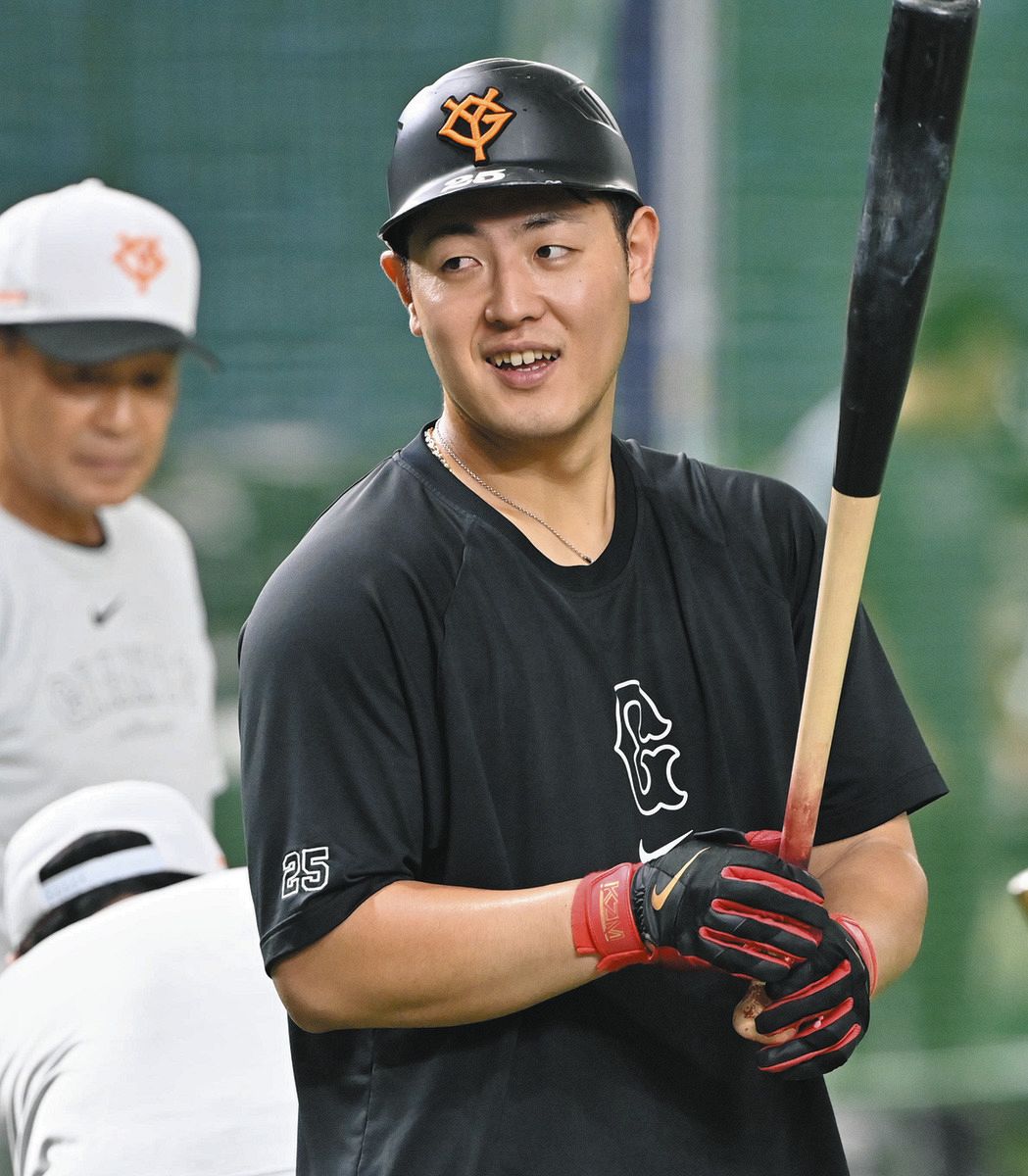 巨人】4番・岡本和真、今季初のレフトで先発出場 坂本勇人が12日以来の