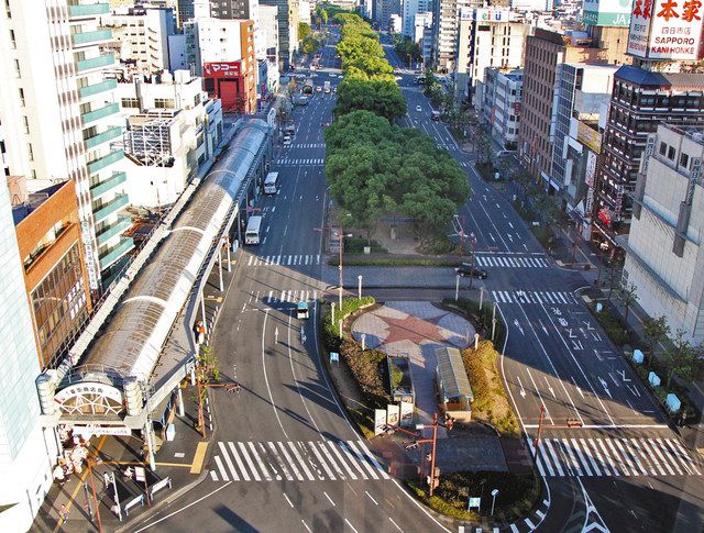 中央通りを３エリアに分けにぎわい創出 四日市市再編ビジョン 中日新聞web