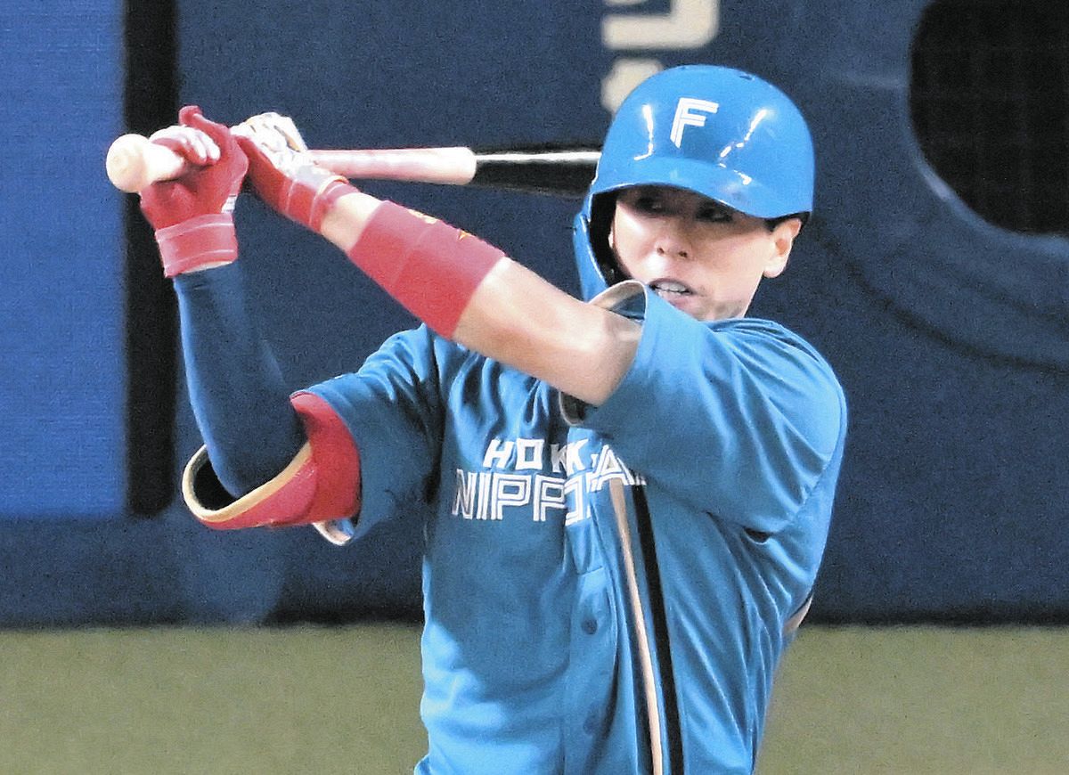 日本ハム・五十幡亮汰、4年ぶりプロ2発目は先頭打者ホームラン