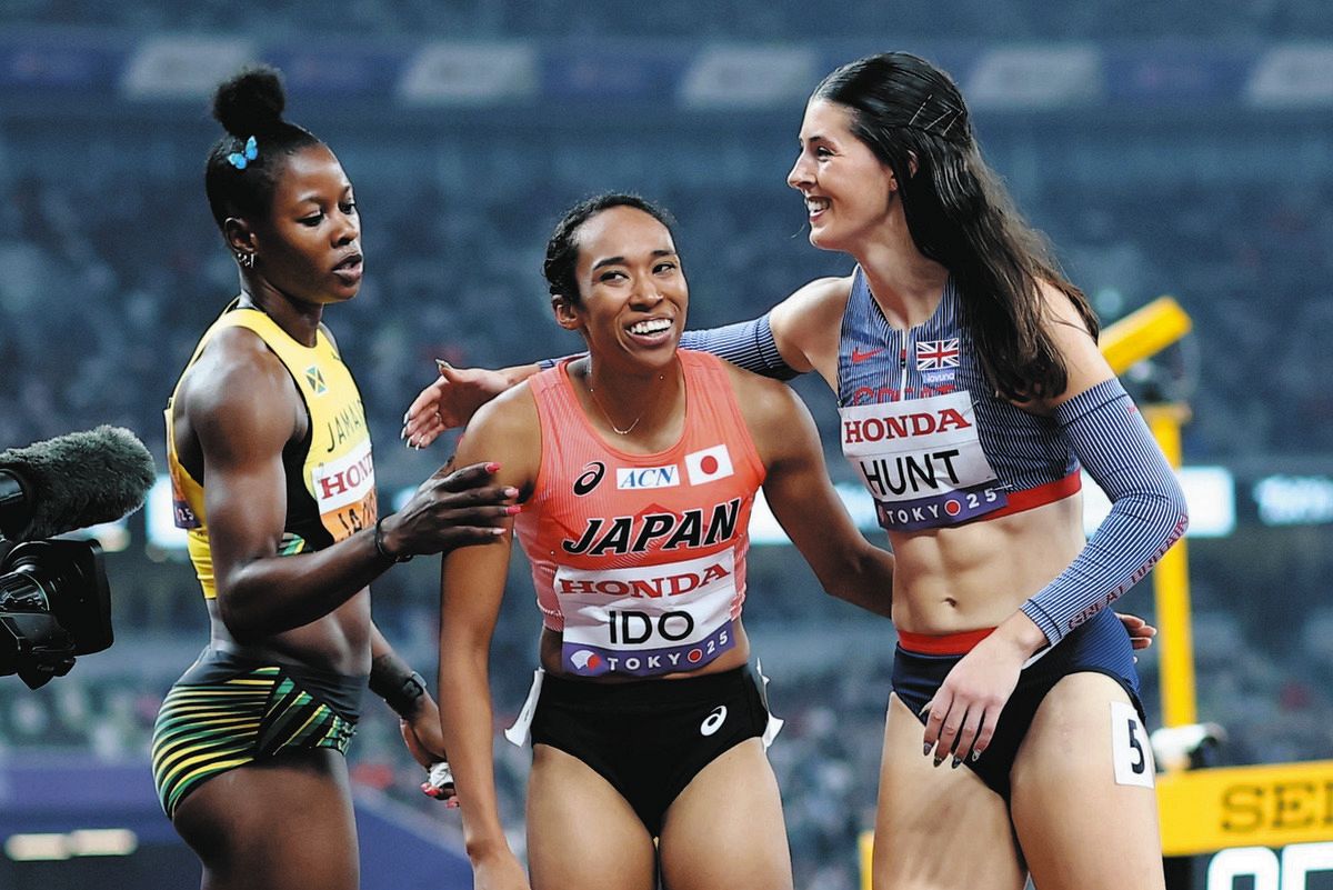 世界陸上】井戸アビゲイル風果「やったー！うれしい！」無邪気に