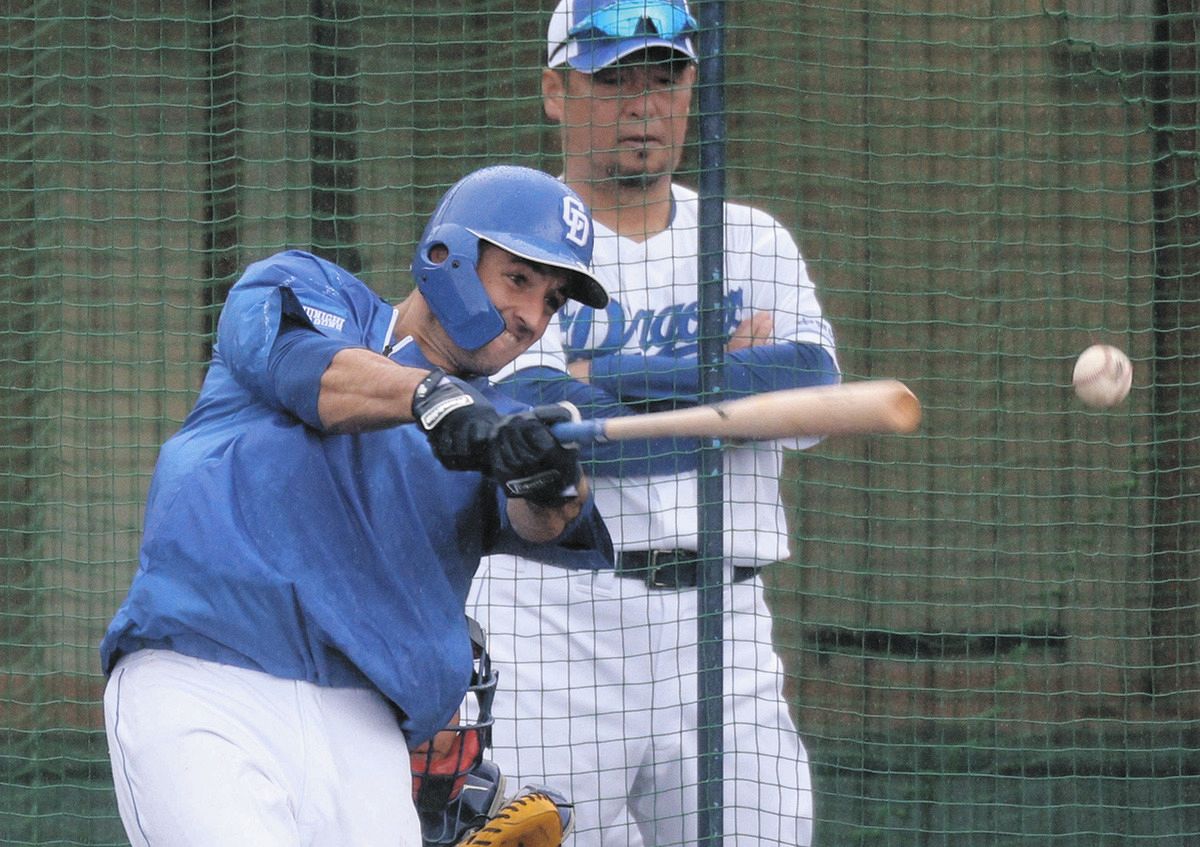 荒木雅博の目】新外国人選手・ボスラーは「すごく柔軟に打てるような 