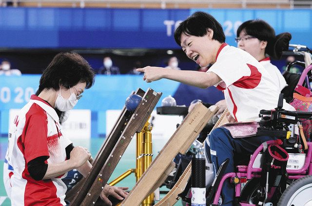 パラ競技やりたい 次々　ボッチャ 田中選手メダル追い風