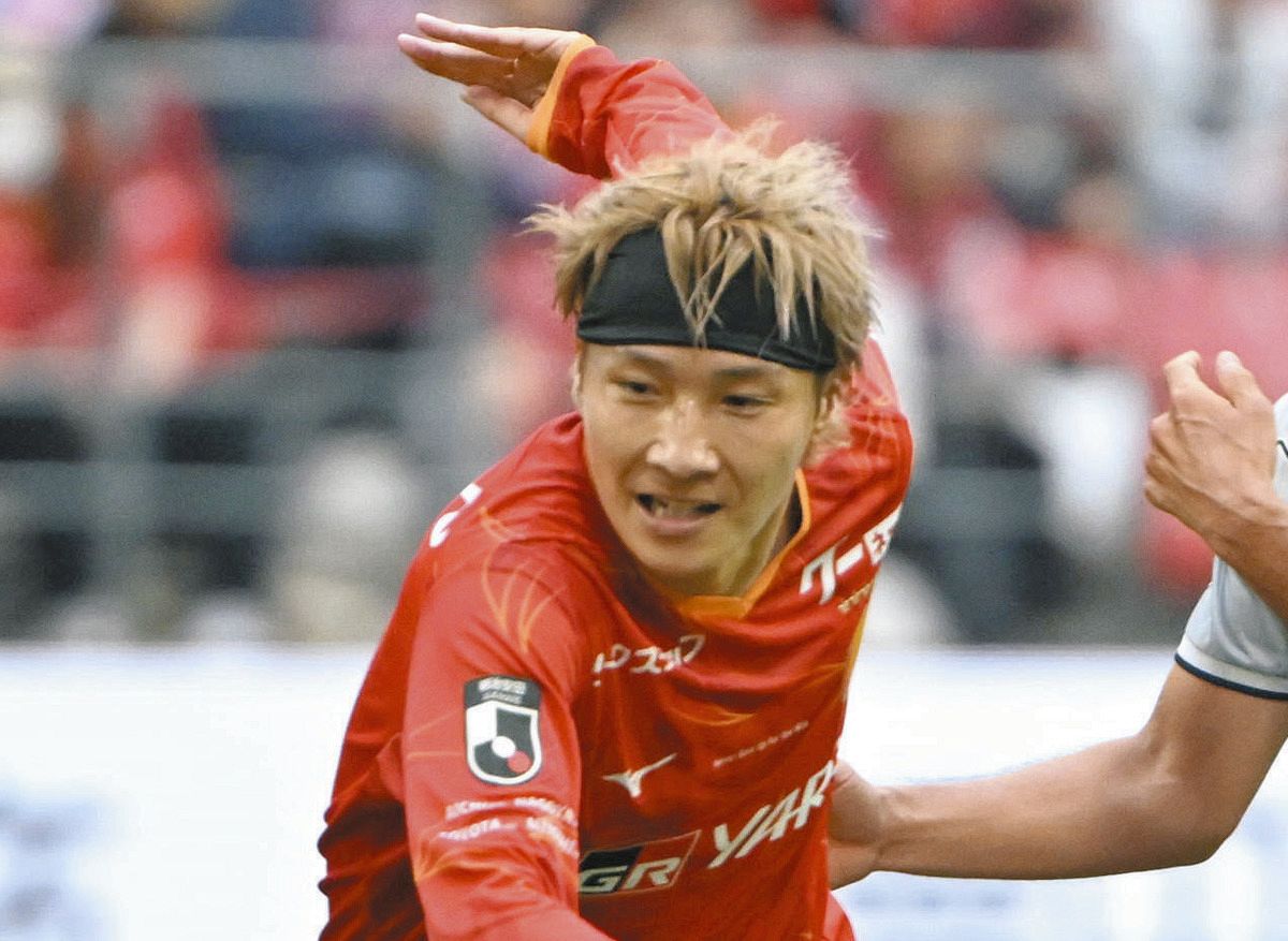 名古屋グランパス】FW山岸祐、右膝負傷から復帰後初スタメン、GK