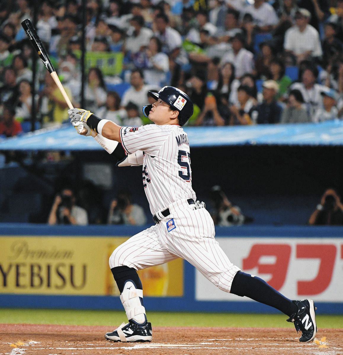 ヤクルト・村上宗隆、セ・リーグトップ更新の22号ソロ 8月3本目