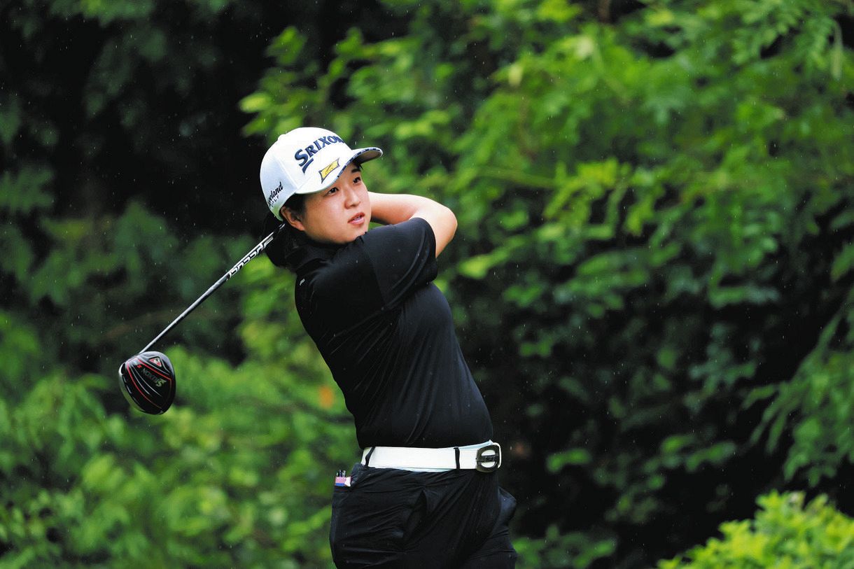 早大の幸田彩里 首位発進 雨でも速いグリーンだったが 渋いパーパットが入った 女子ゴルフ 中日スポーツ 東京中日スポーツ 早大の幸田彩里 首位発進 雨でも速いグリーンだったが 渋いパーパットが入った 女子ゴルフ 中日スポーツ 東京中日スポーツ