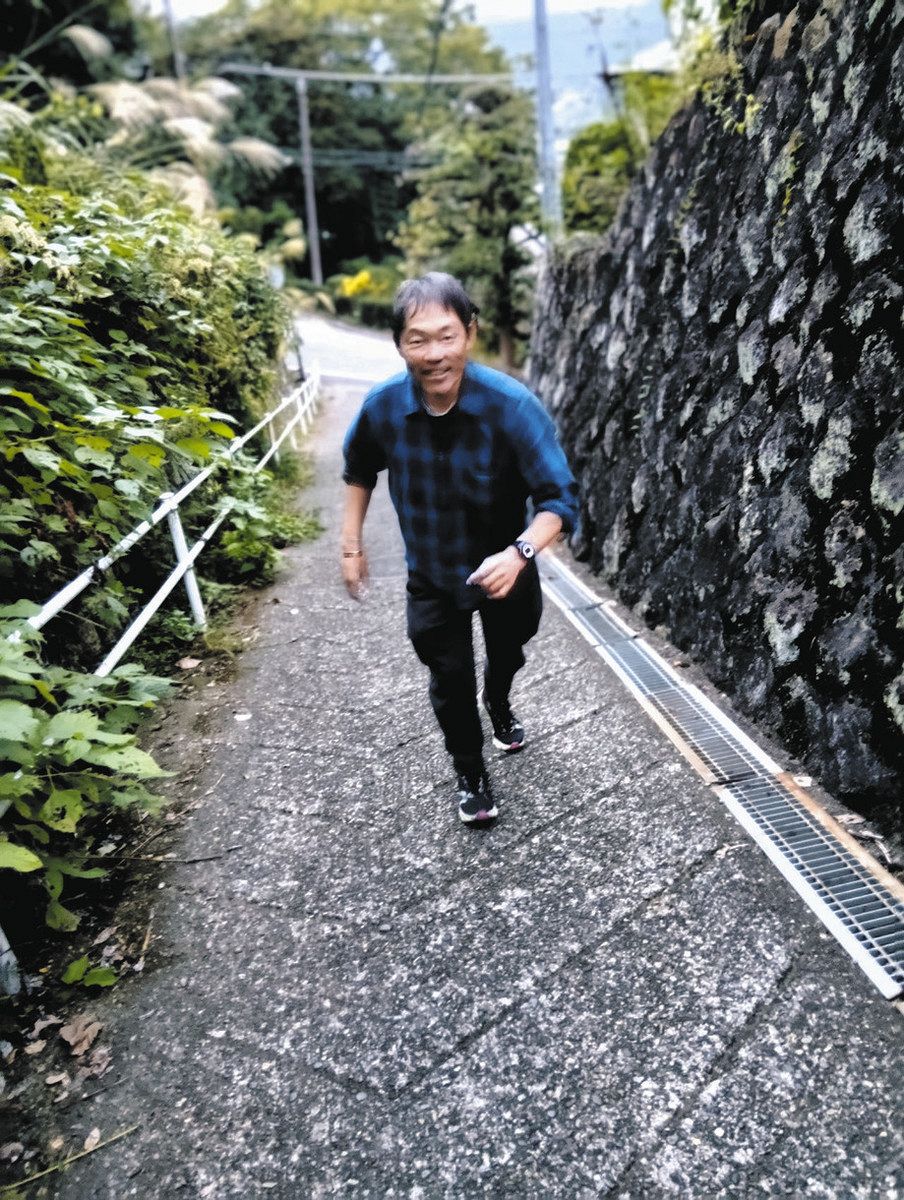 最後に長嶋茂雄ロードをダッシュ
