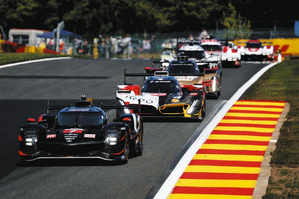 大混戦の中で存在感を放ったＴＧＲの７号車。１６番手スタートから７位フィニッシュした（トヨタ提供）