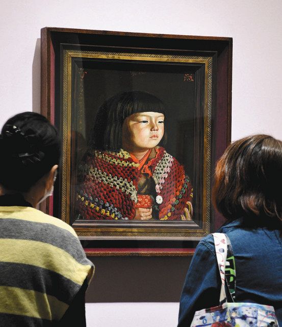 教科書で見る巨匠の傑作 県立美術館、岸田劉生や藤田嗣治ら67点：中