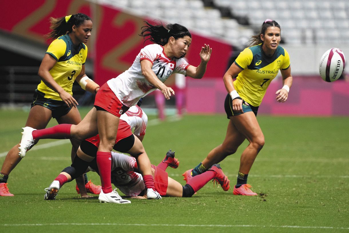 女子初戦 サクラセブンズは前回王者 豪州に8t献上 得点奪えず完敗 東京五輪ラグビー 中日スポーツ 東京中日スポーツ