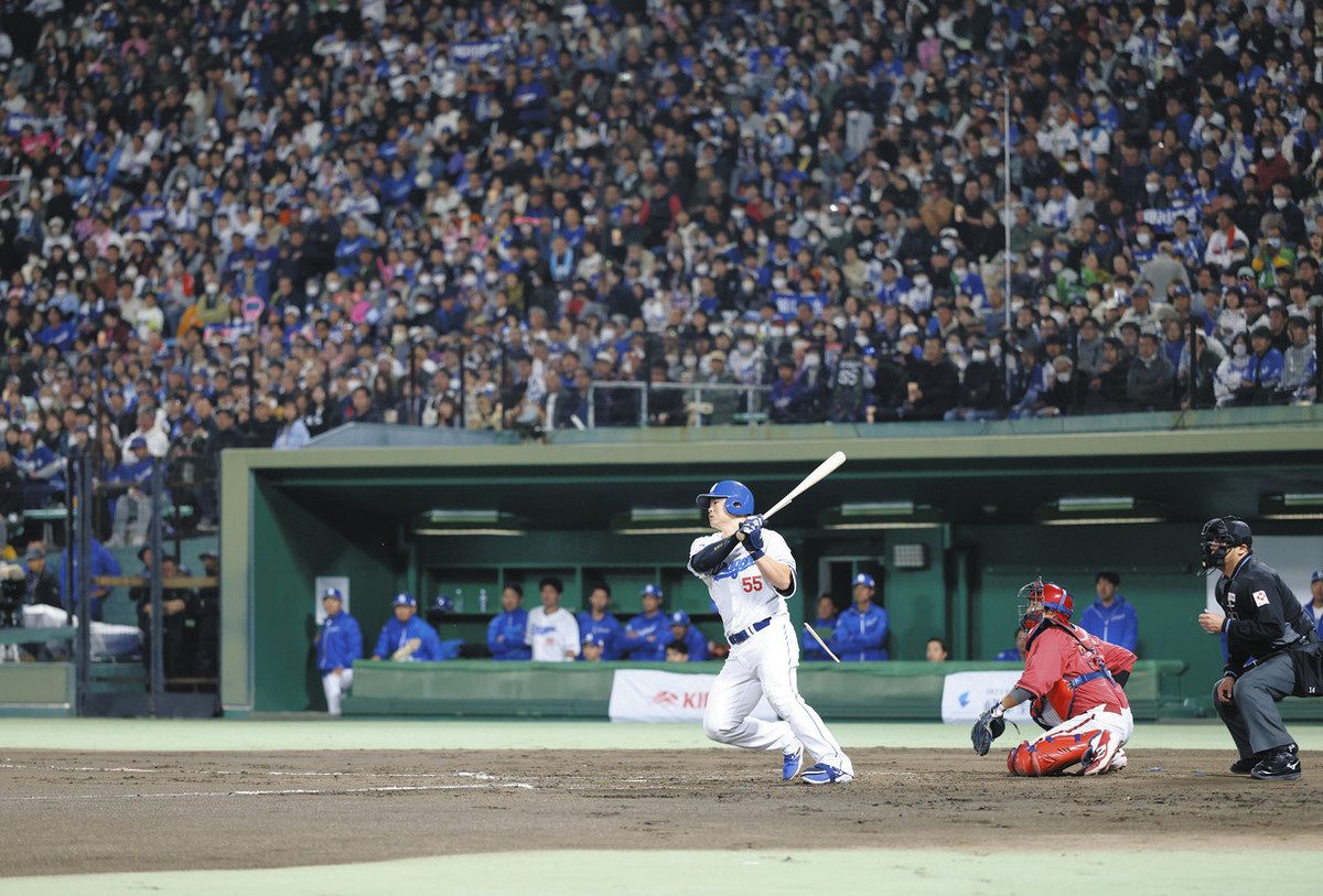 1点を争う熱戦、延長戦にドラゴンズファン沸く ぎふしん長良川球場で 