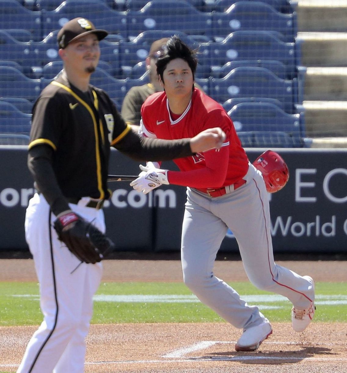 楽天市場】MLB 大谷翔平 エンゼルス Unsigned 2021 Opening Week