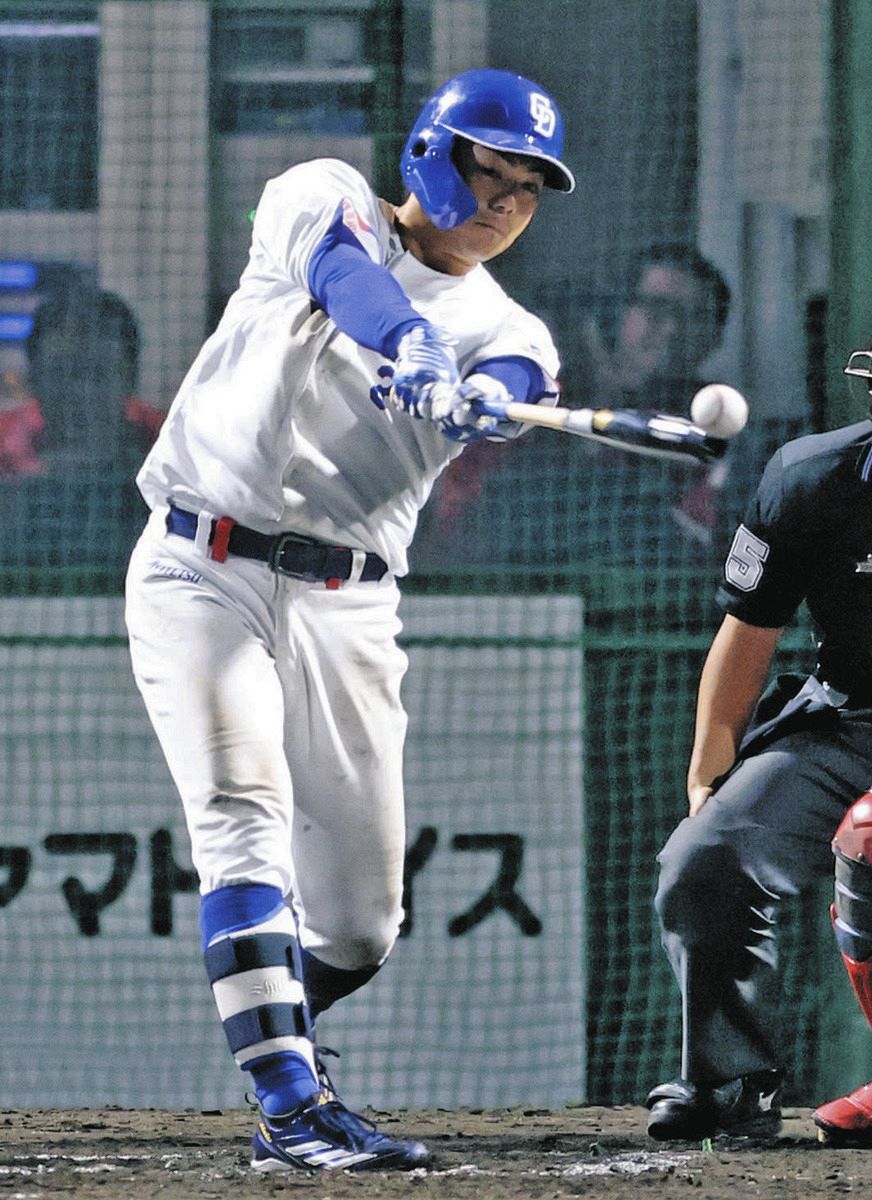 中日・高橋周平、緊急出場で圧巻の3安打猛打賞 打撃改造実り昇格後5割