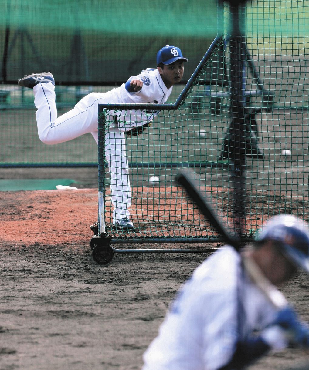 中日 ダル参考に直球改良の山本 フリー打撃で好投 57球投げ安打性は6本 差し込める いい感触 中日スポーツ 東京中日スポーツ