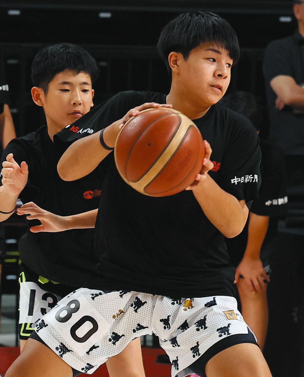 いつかは世界で」招待枠のひとり親の子ら感激 バスケ八村塁選手に学ぶ