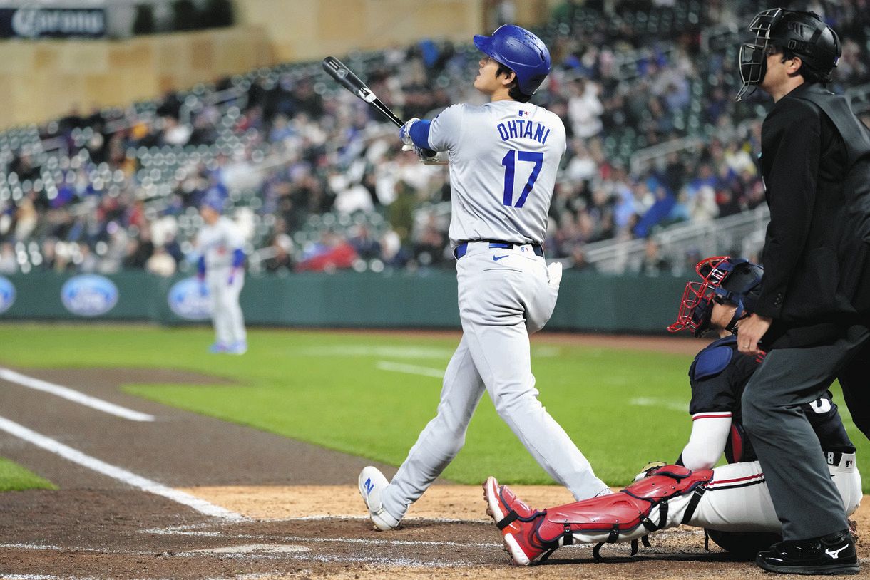 大谷翔平、3号ソロは滞空時間5・7秒の“ムーンショット”…左翼席ギリギリ