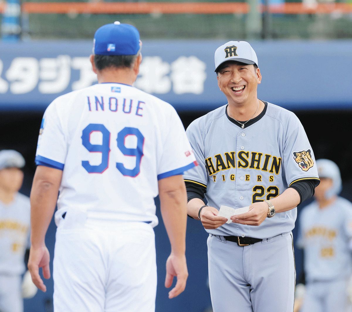 阪神・藤川監督、中日の新助っ人に“あっぱれ” 好捕に「ナイスプレー