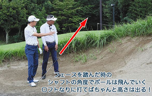 ロフトを信じろ アゴの高いバンカーｓｗで十分脱出できる 中日スポーツ 東京中日スポーツ
