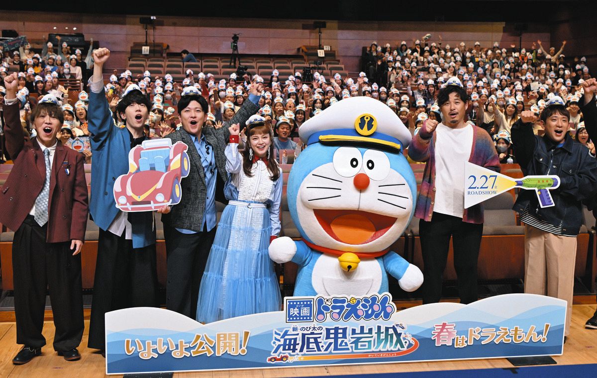 sumika、ドラえもん最新映画の主題歌をライブ初披露「緊張して心臓が