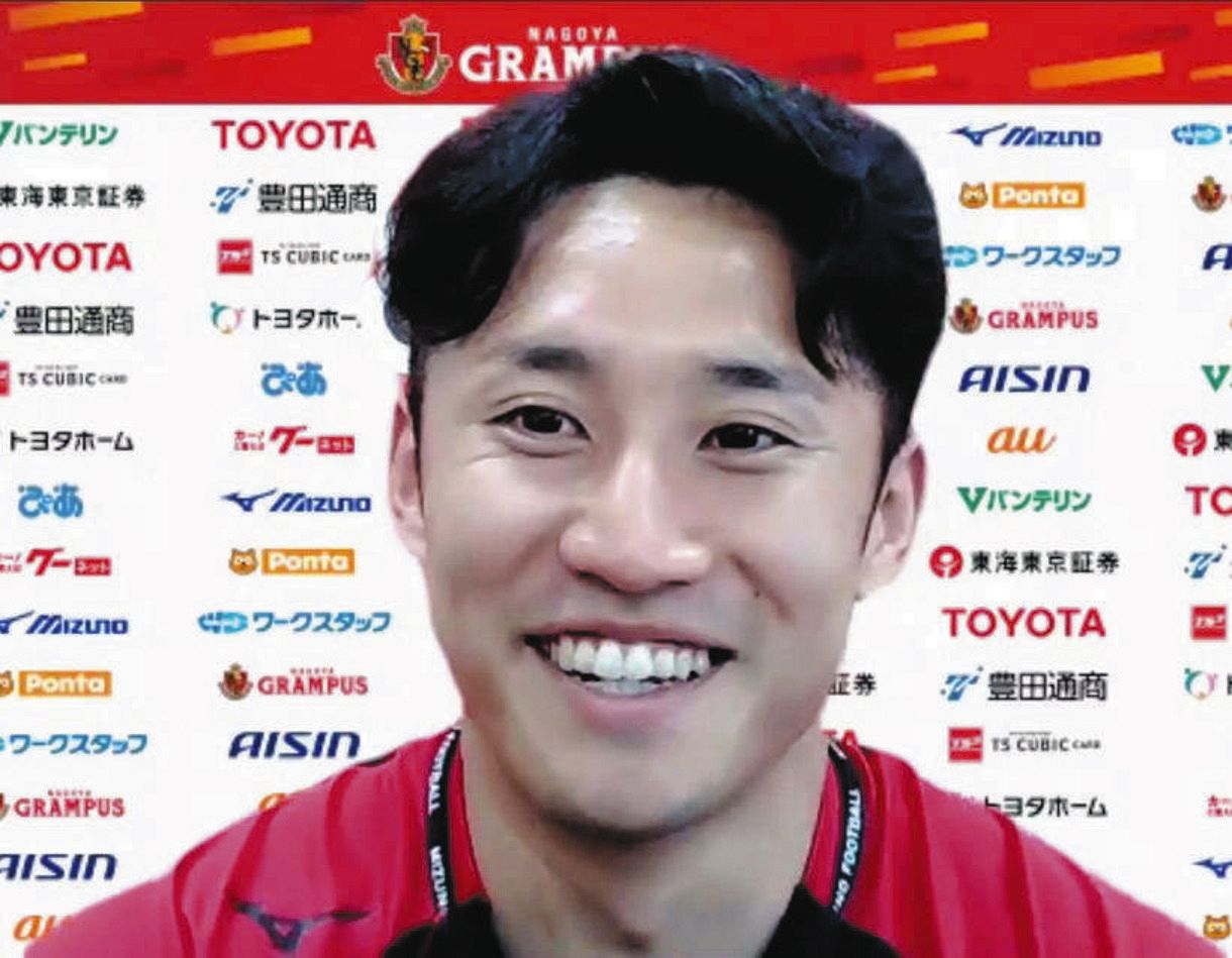 名古屋グランパス・森下龍矢、日本代表初選出に「びっくりが一番