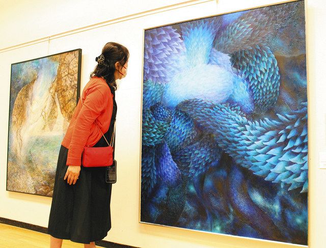 二科展 絵画62点一堂 県立美術館、富士の伊沢さん最高賞：中日新聞
